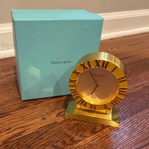 Tiffany & Co. Gold Wall Clock